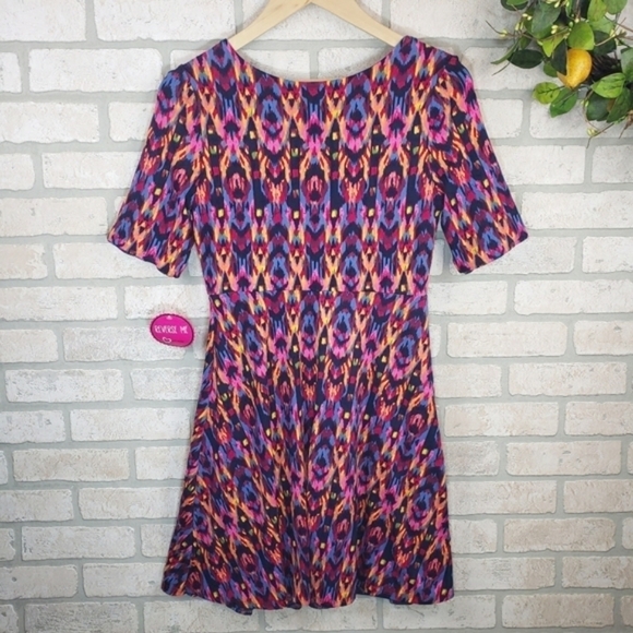 YOUNGLAND Reversible Short Sleeve Casual Dress Size 16 - Picture 4 of 12